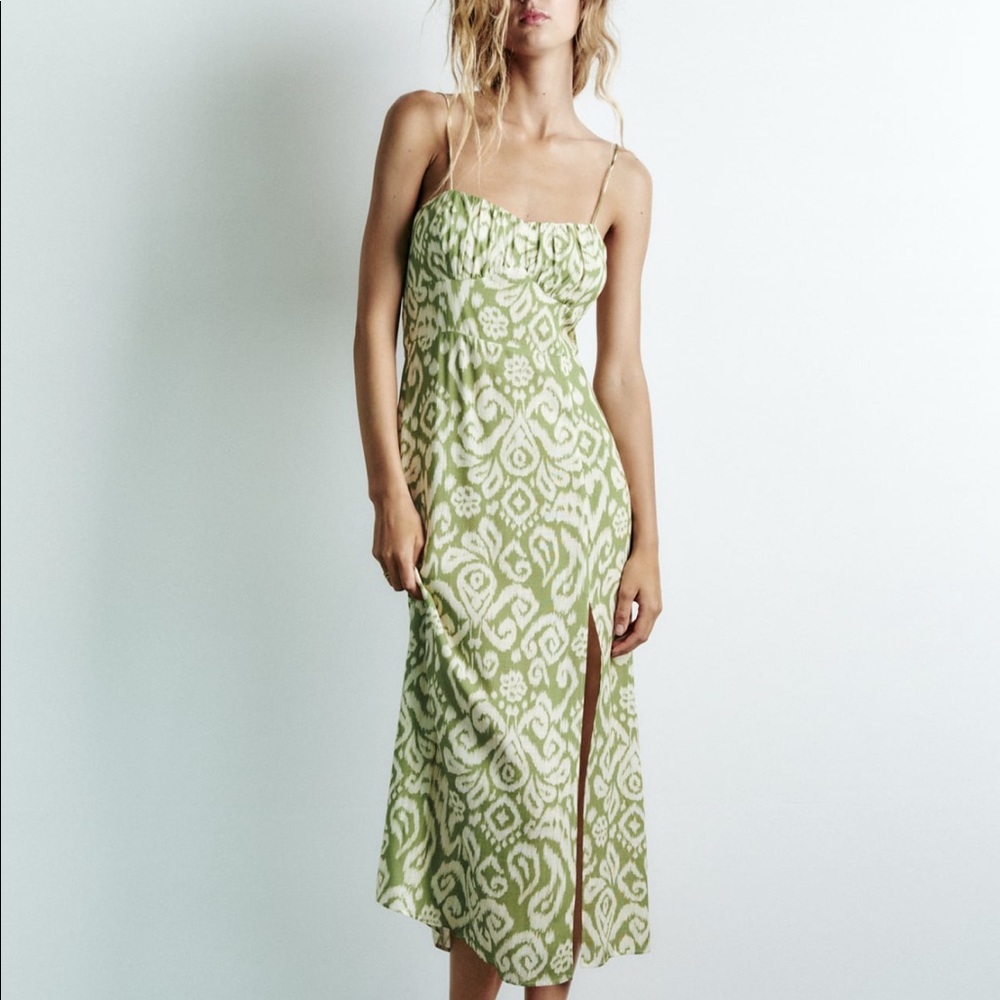 Zara Printed Corset Dress *NWT*